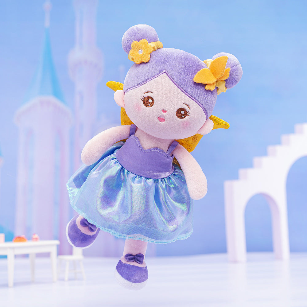 Personalized Purple Skirt Little Fairy Plush Doll
