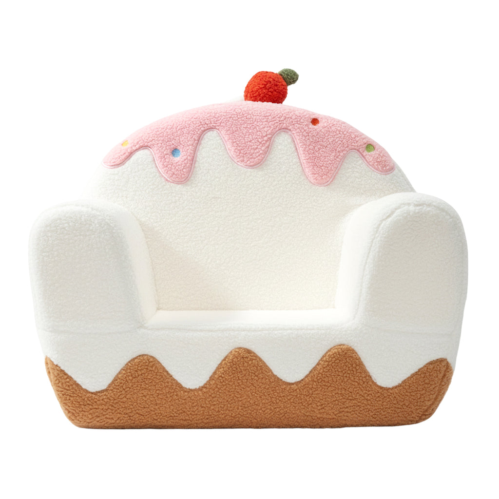 Kids Sofa Comfy Foam Filled Couch -Ice Cream Theme, U.S. Local Delivery