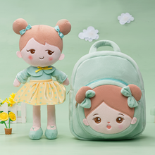 Load image into Gallery viewer, Personalized Light Green Girl and Bag