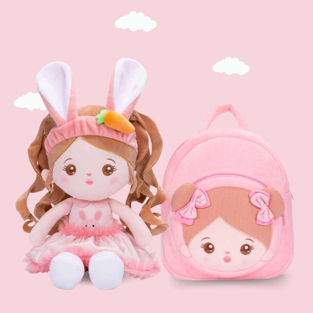 OUOZZZ Personalized Doll + Backpack Bundle