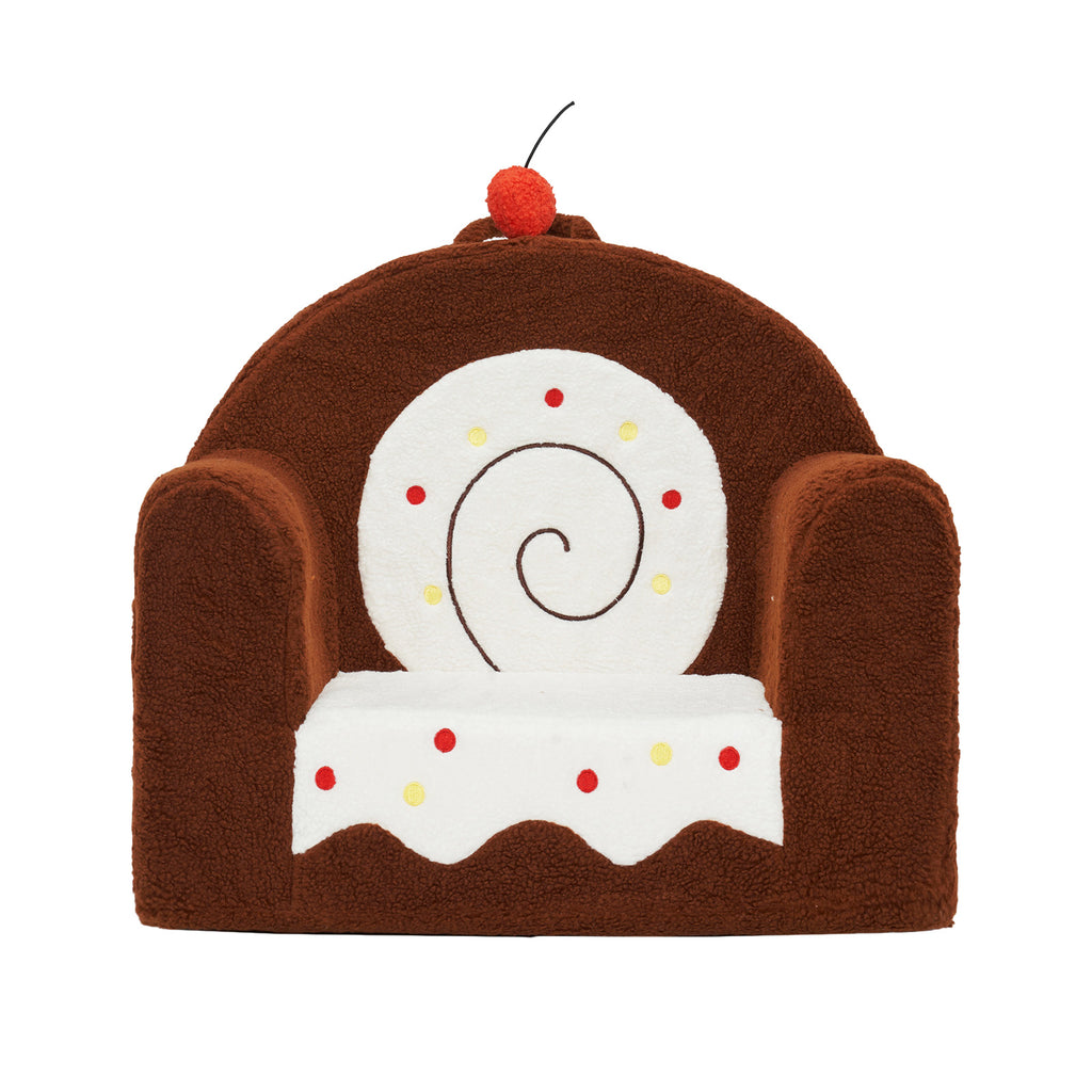Swiss Roll Kids Sofa Comfy Foam Filled Couch, U.S. Local Delivery