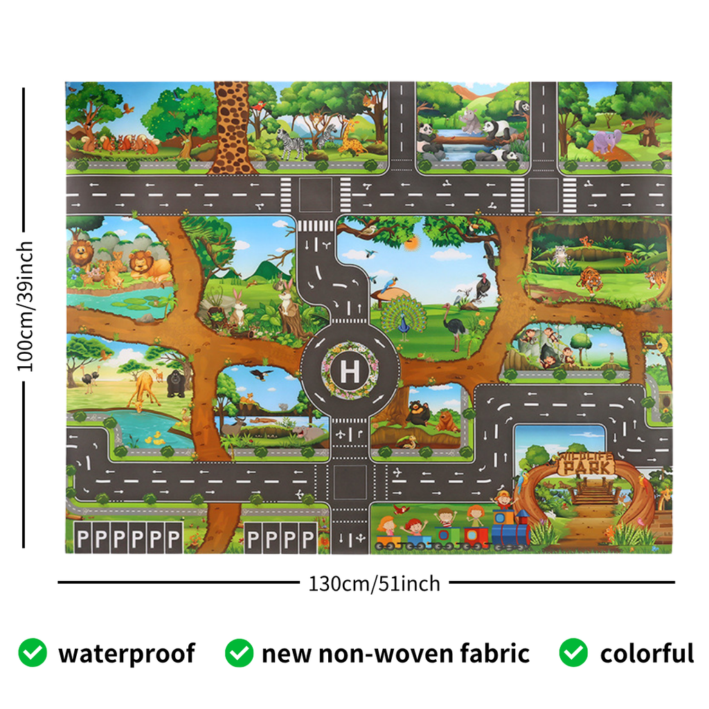 Personalized Plush Soft Zoo Toy Set