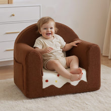 Load image into Gallery viewer, Swiss Roll Kids Sofa Comfy Foam Filled Couch, U.S. Local Delivery