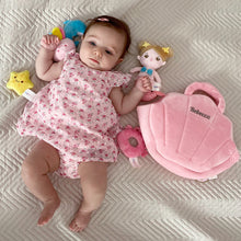 Load image into Gallery viewer, Personalized Baby&#39;s First Mermaid Bag Sensory Toy Plush Playset