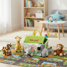 Load image into Gallery viewer, Personalized Plush Soft Zoo Toy Set
