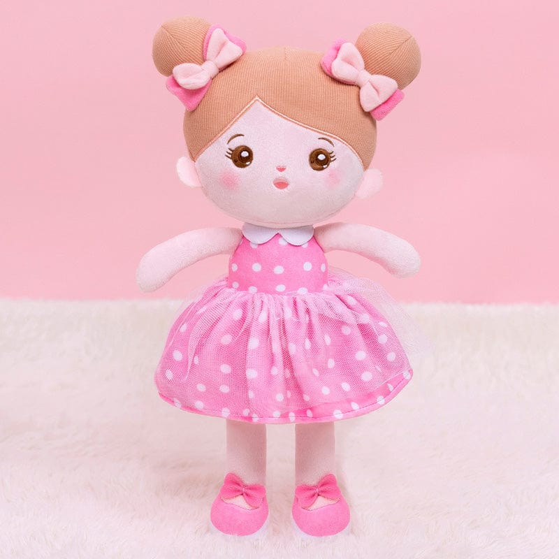 OUOZZZ Personalized Sweet Pink Doll Abby Pink
