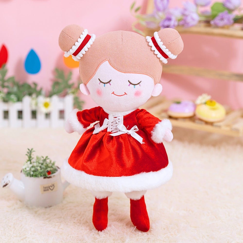 OUOZZZ Personalized Red Plush Doll Red
