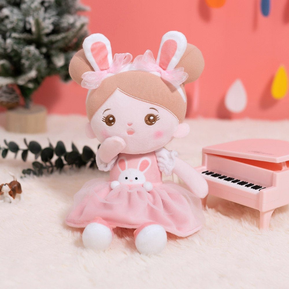 OUOZZZ Personalized Rabbit Girl Plush Doll Abby Bunny