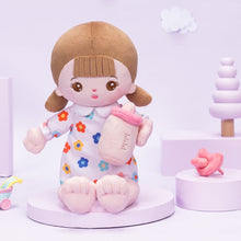 Load image into Gallery viewer, OUOZZZ Personalized White Sitting Position Plush Lite Baby Girl Doll