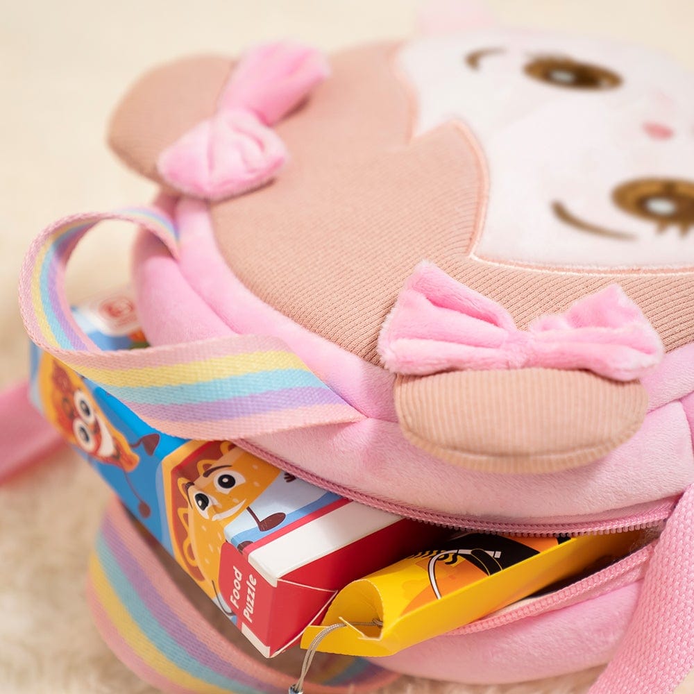 OUOZZZ Personalized Sweet Pink Doll and Shoulder Bag Gift Set Abby Pink + Shoulder Bag
