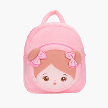 Load image into Gallery viewer, OUOZZZ Personalized Sweet Girl Pink Plush Backpack