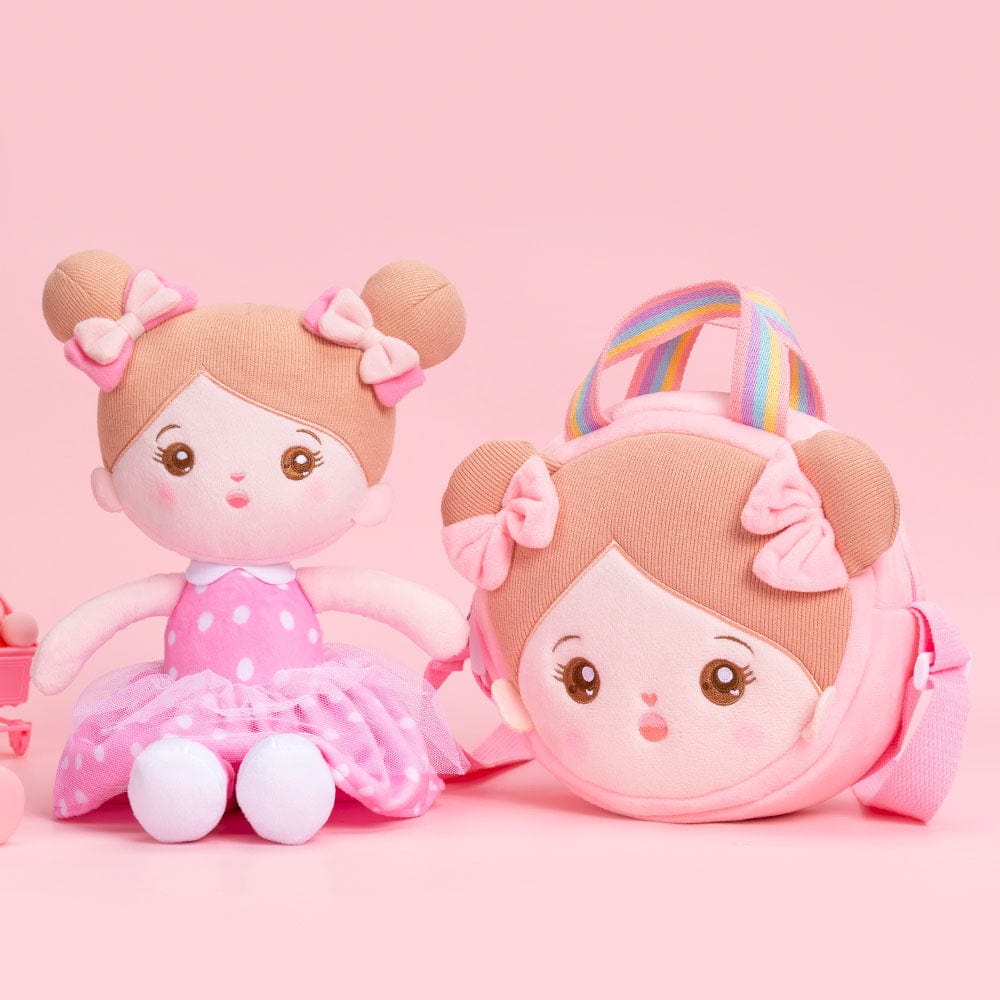 OUOZZZ Personalized Sweet Girl Doll With Shoulder Bag