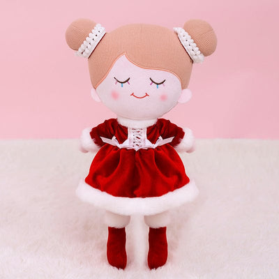 OUOZZZ Personalized Red Plush Doll Red