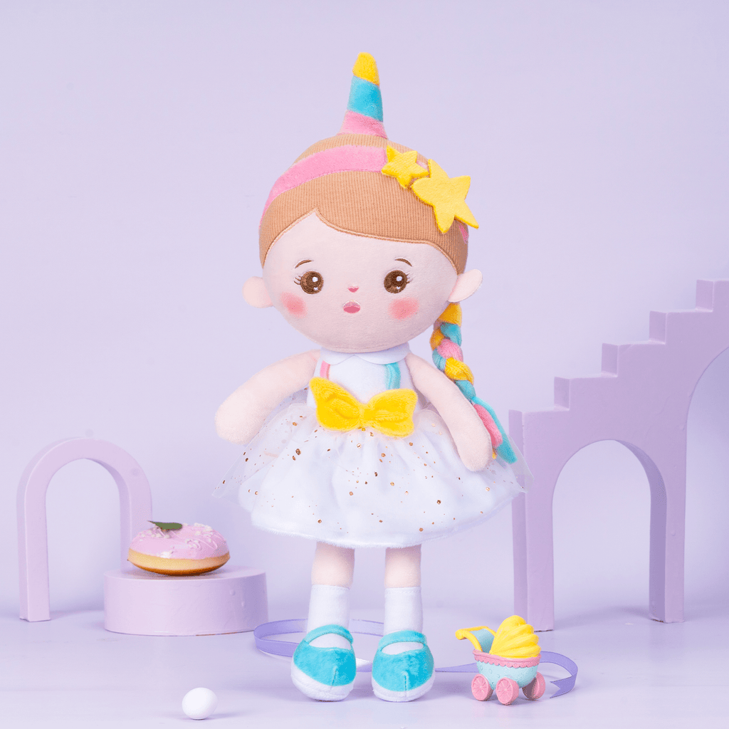 OUOZZZ Personalized Unicorn Sagittarius Plush Doll