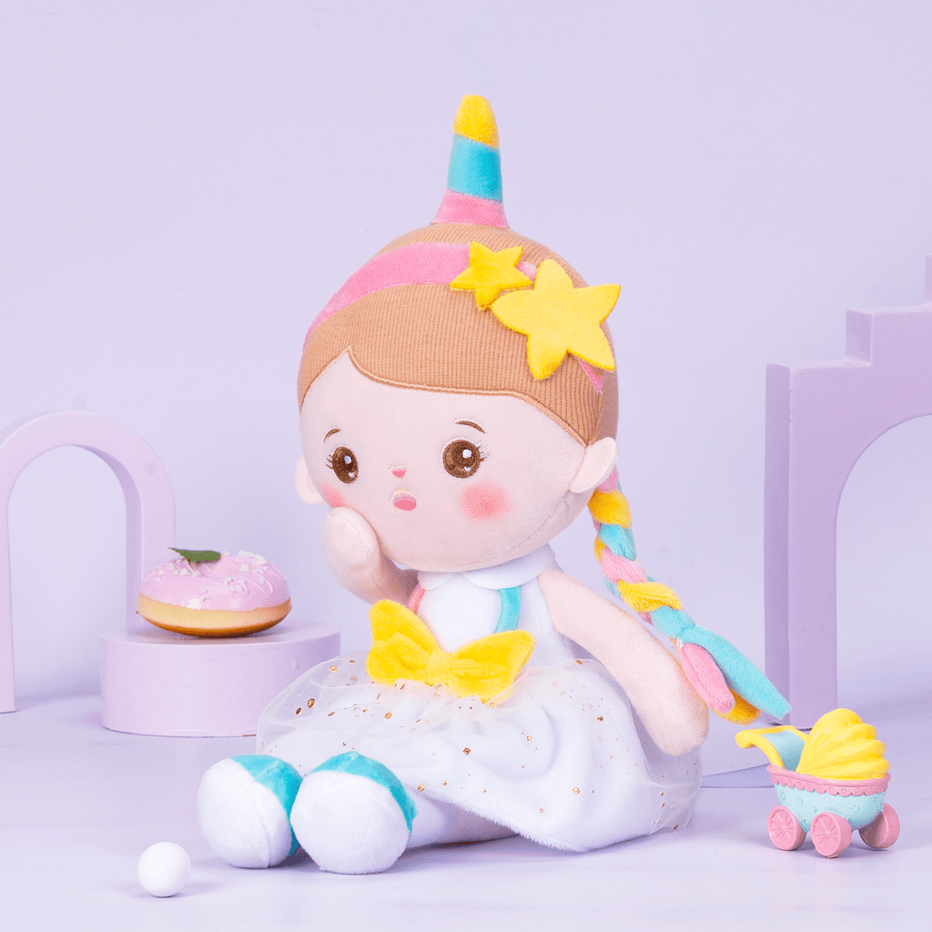OUOZZZ Personalized Unicorn Sagittarius Plush Doll