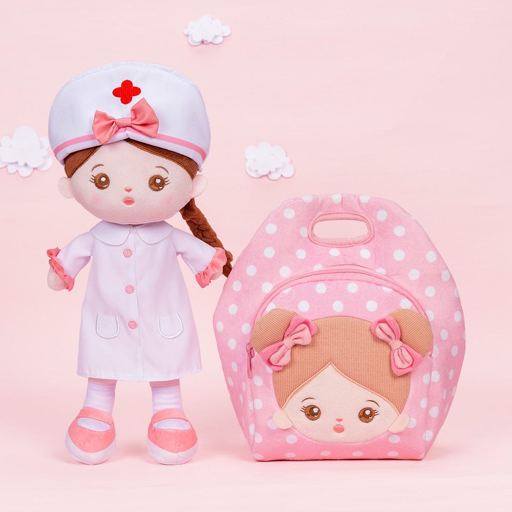 【新品】ロゼミューズ plush doll carrying pouch ピンク plush doll carrying pouch – BUNNY APARTMENT