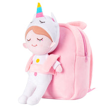 Load image into Gallery viewer, OUOZZZ Personalized Pink Plush Backpack Pajamas💫