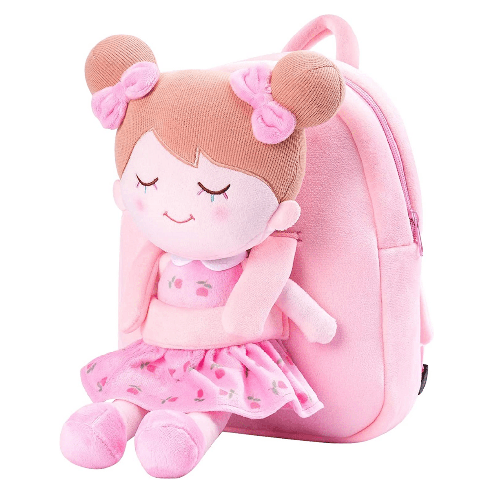 OUOZZZ Personalized Pink Plush Backpack Pink🌷