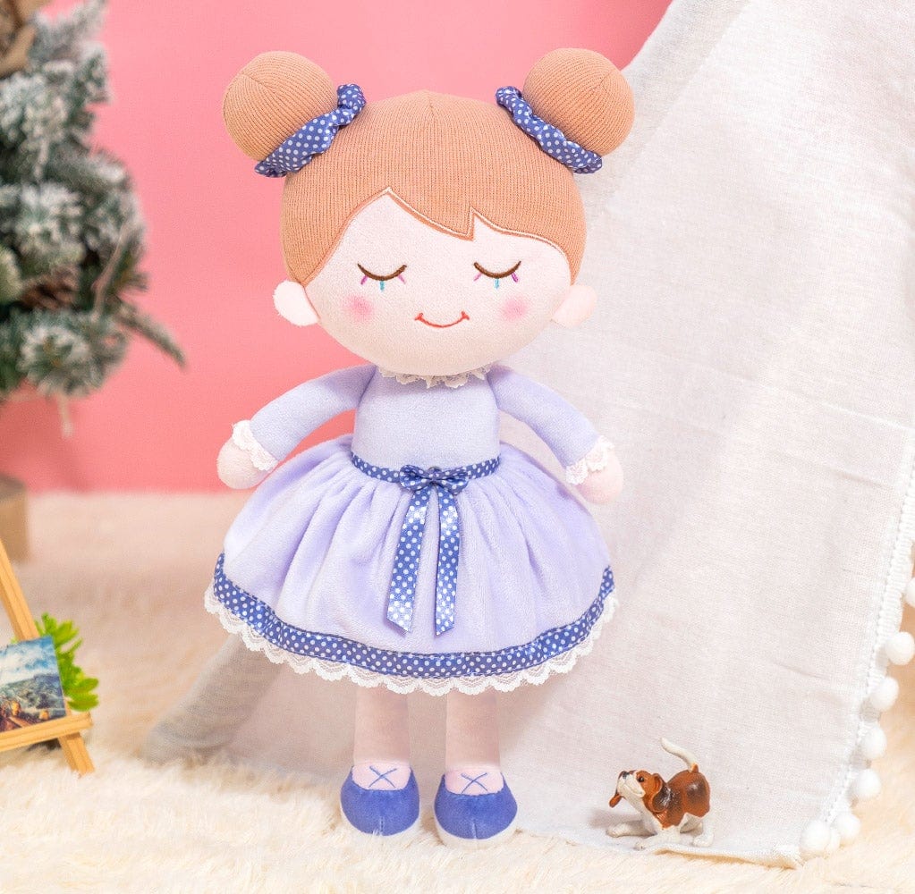 OUOZZZ Personalized Light Purple Plush Doll Iris Light Purple