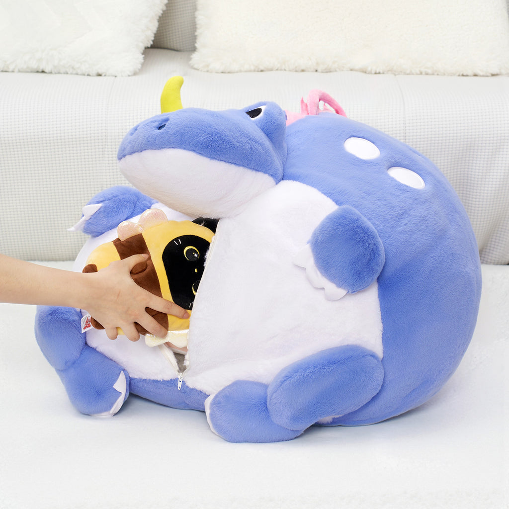 Plush Animal Ball Shape Dinosaur Shape Children Toy Storage Bean Bag Chair Cover