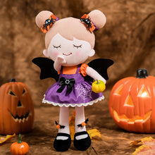 Afbeelding in Gallery-weergave laden, Personalized Halloween Girl Doll + Cloth Basket Gift Set