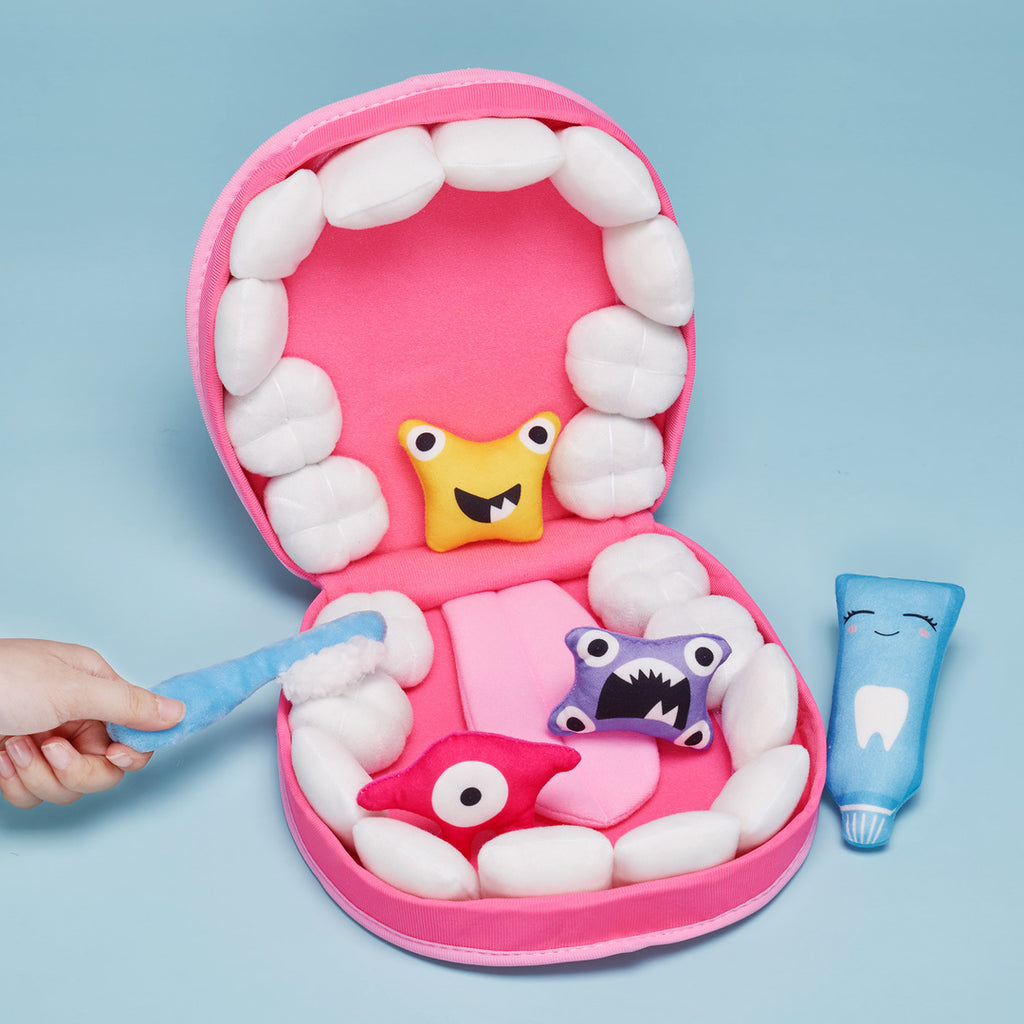 Children Dental Health Enlightenment Toothbrushing Plush Toy Kit