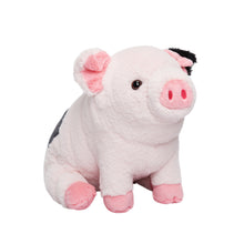 Carica l&#39;immagine nel visualizzatore di Gallery, Spotted Swine Pig Mommy Stuffed Animal Set with 4 Piglets Inside