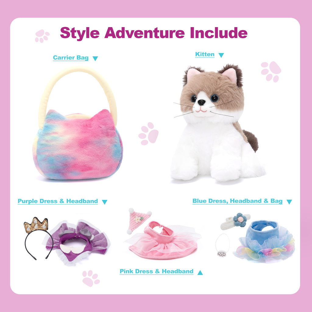 Dress Up Kitten Playset