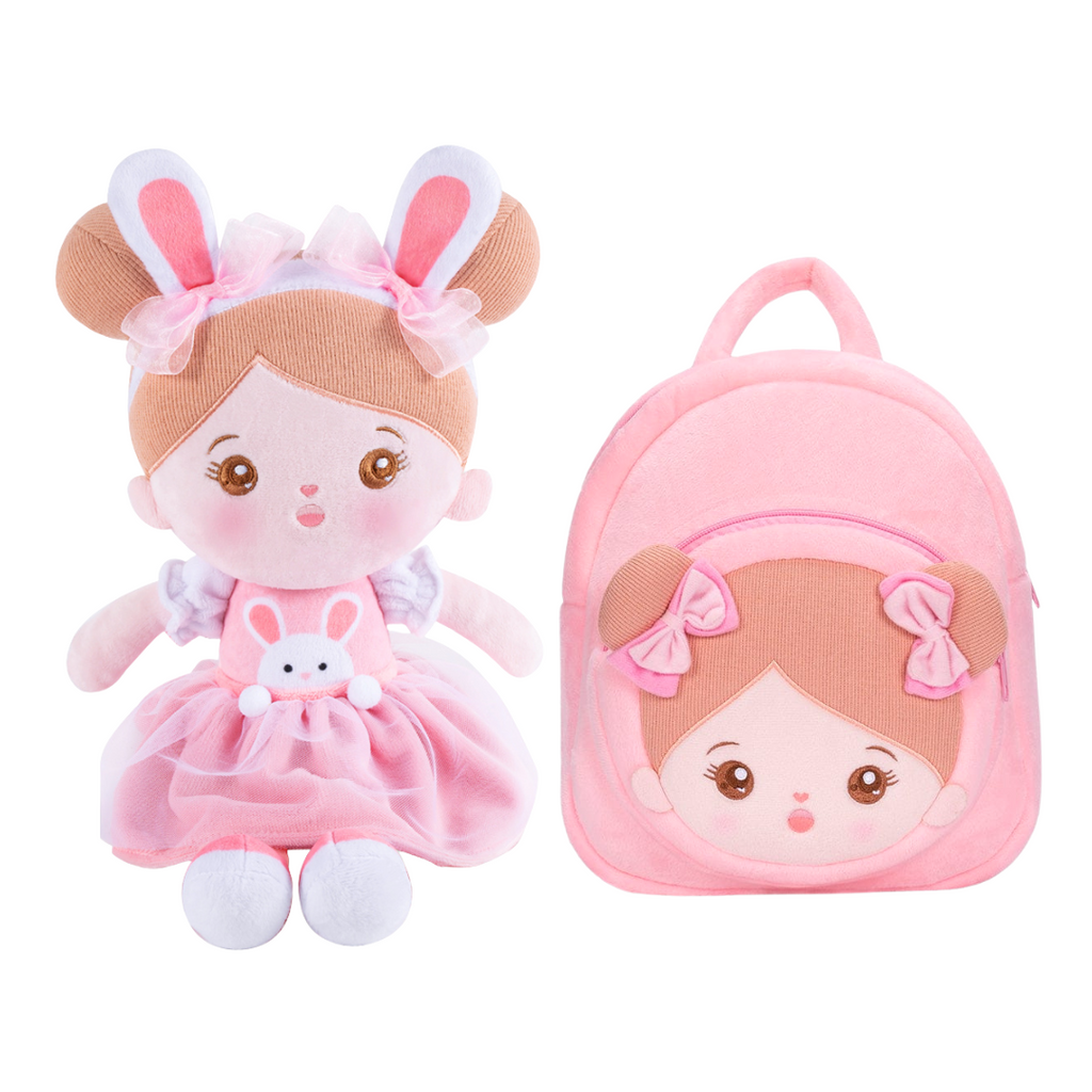 OUOZZZ Paquete de muñeca + mochila personalizada