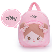 Charger l&#39;image dans la galerie, Personalized Long Ears Bunny Girl and Backpack