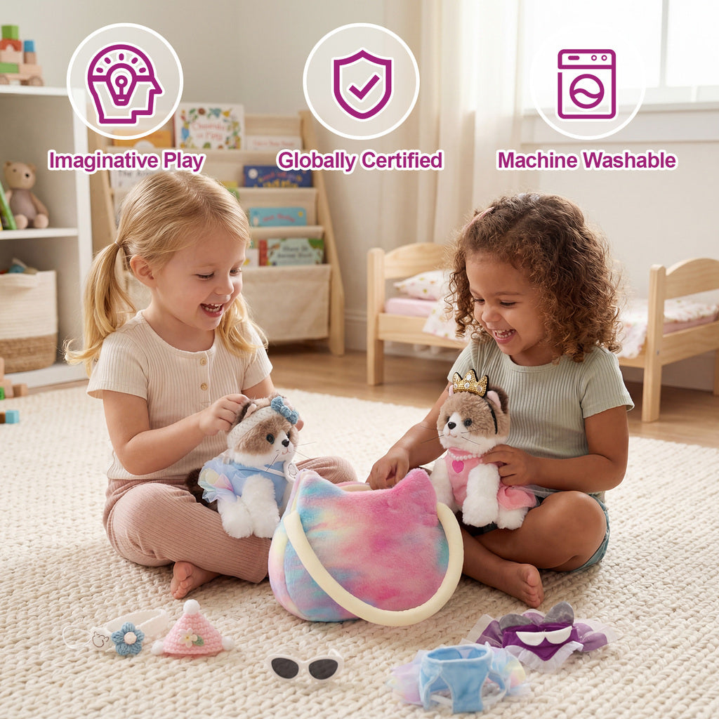 Dress Up Kitten Playset