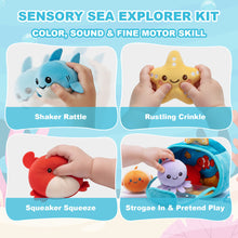 Load image into Gallery viewer, My First Ocean Friends | Soft Sensory Toy for Babies 6M+