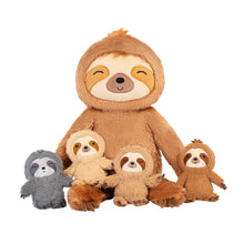 Load image into Gallery viewer, Baby&#39;s First Sloth Family Plush Playset Stuffed Animals Gift Set