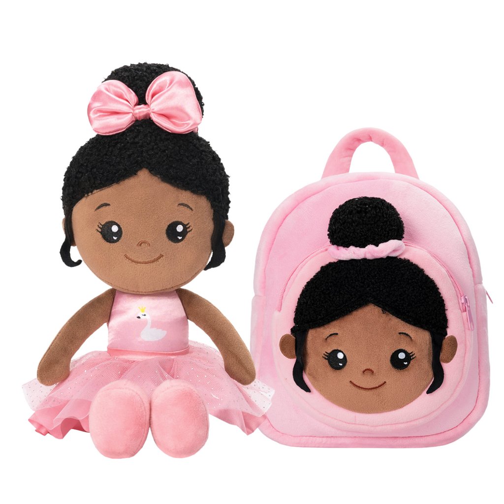 OUOZZZ Paquete de muñeca + mochila personalizada