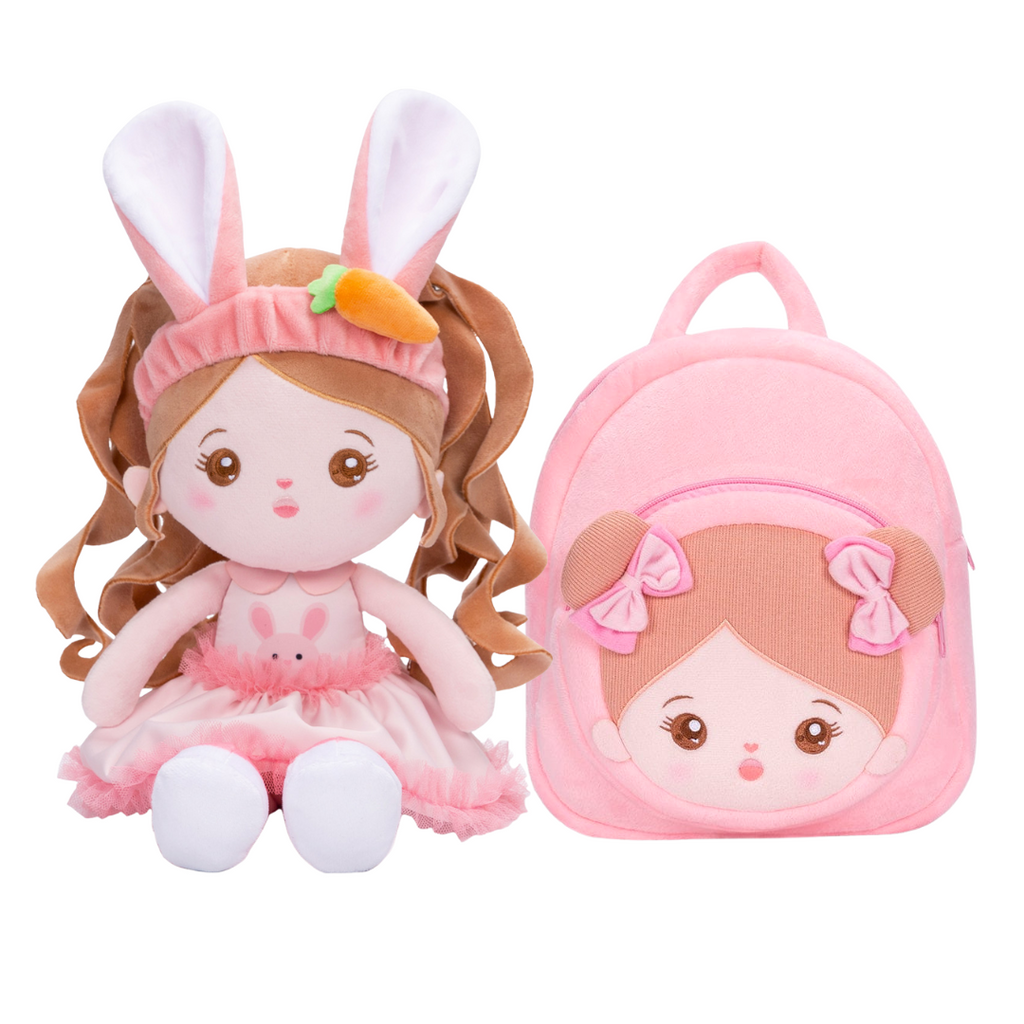 OUOZZZ Personalized Doll + Backpack Bundle