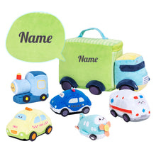 Afbeelding in Gallery-weergave laden, Personalized Baby&#39;s First Plush Playset Sound Toy Gift Set