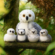 Cargar imagen en el visor de la galería, Owl Plush Stuffed Animal with 4 Babies