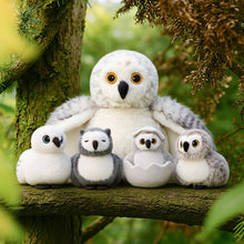 Cargar imagen en el visor de la galería, Owl Plush Stuffed Animal with 4 Babies