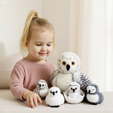 Cargar imagen en el visor de la galería, Owl Plush Stuffed Animal with 4 Babies