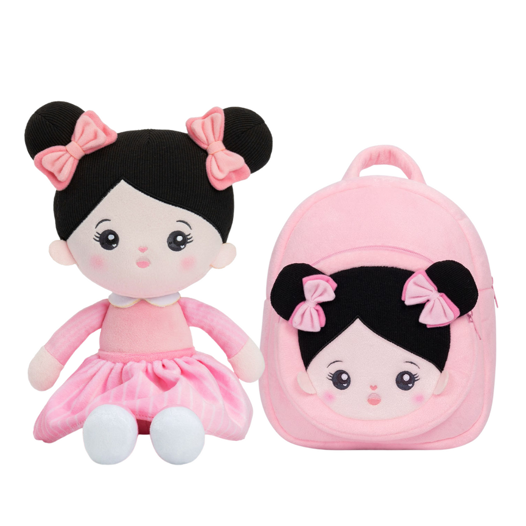 OUOZZZ Paquete de muñeca + mochila personalizada