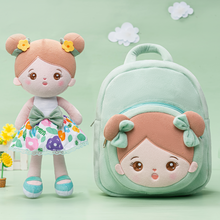 Carica l&#39;immagine nel visualizzatore di Gallery, Personalized Doll + Backpack