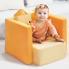 Carica l&#39;immagine nel visualizzatore di Gallery, 2 in 1 Cute Cat Children Sofa Couch and Desk