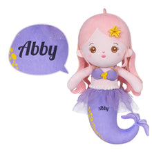 Load image into Gallery viewer, Personalized Mermaid Theme Baby Girl Doll (Optional Bundle)