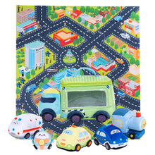 Carica l&#39;immagine nel visualizzatore di Gallery, Personalized Baby&#39;s First Cars Sensory Toy Plush Playset
