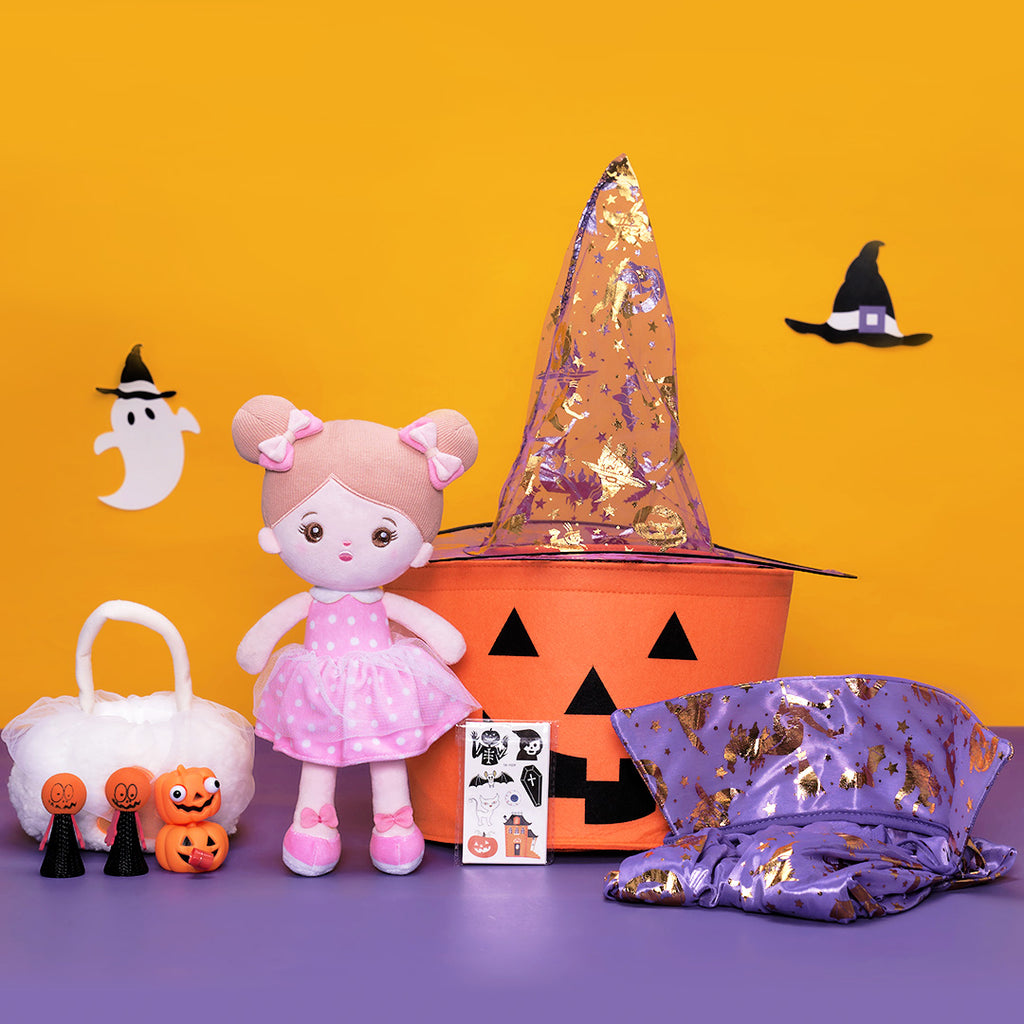 Oferta de Halloween - Set de regalo personalizado para bebés con muñecas