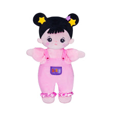 Indlæs billede til gallerivisning Personalized Black Hair Mini Plush Rag Baby Doll &amp; Gift Set