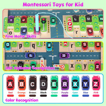 Laden Sie das Bild in den Galerie-Viewer, Magnetic Maze Montessori Wooden Puzzle Activity Board Toys for 3+ Year Old