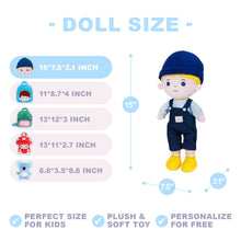 Load image into Gallery viewer, Personalized Blonde &amp; Blue Eyes Boy Doll