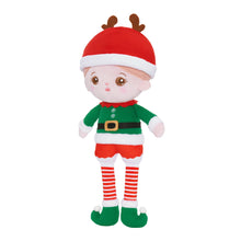 Laden Sie das Bild in den Galerie-Viewer, Personalized Christmas Plush Doll with Elf Costume