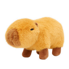 Cargar imagen en el visor de la galería, Soft Fur Capybara Plush Stuffed Animal Toy 8.5 Inch